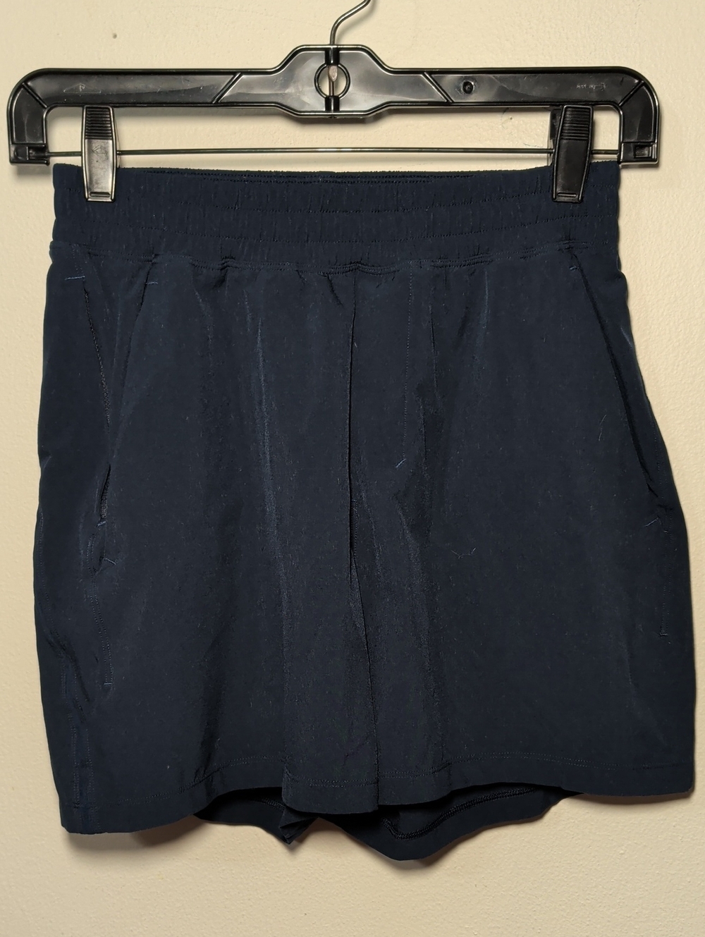 Lululemon Men's Pace Breaker Shorts Navy Blue 5" Inseam Linerless Gym Size XS